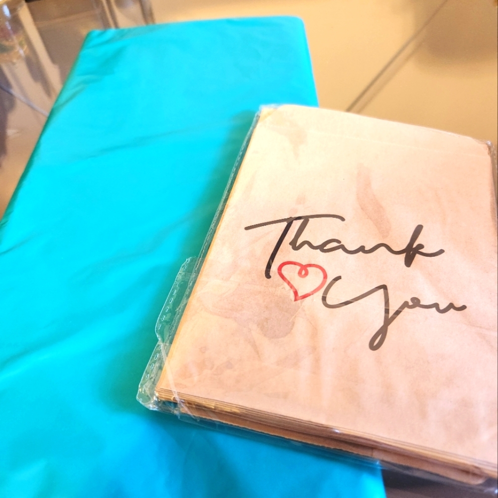 Polymailers( 10) Plus 25 Thank You Bags New